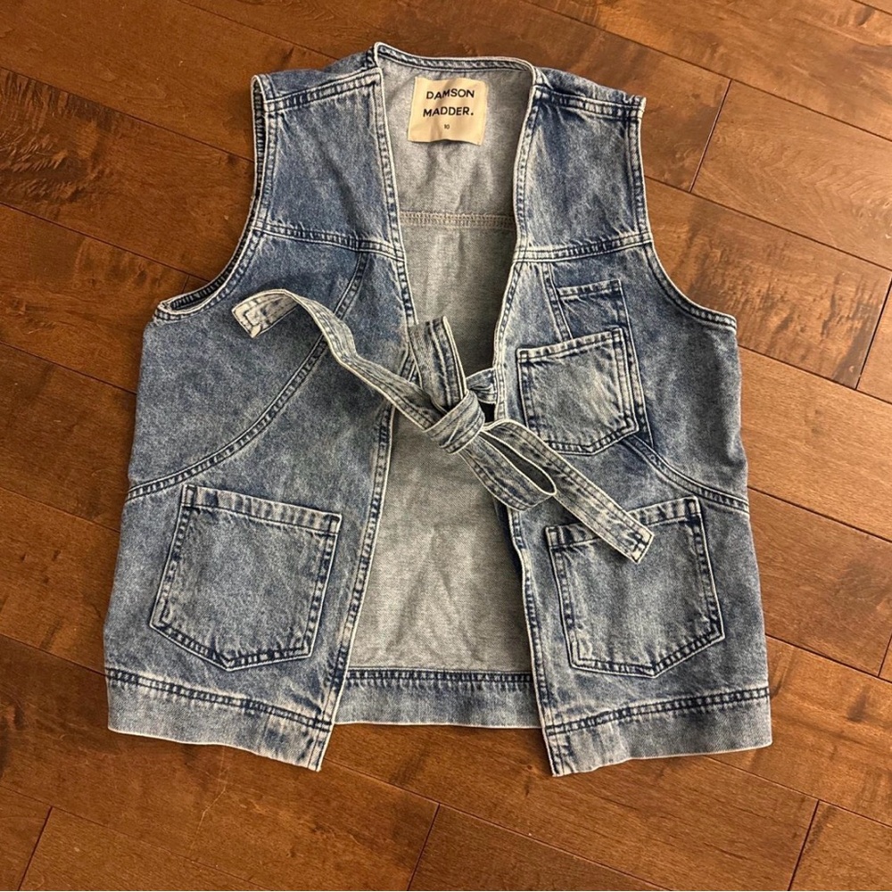 Damson Madder Denim Gillet Vest